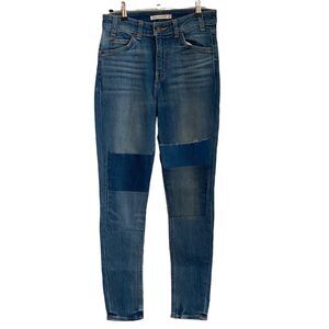 Levi's 25 Jeans 721 Vintage High Rise Skinny Orange Tab Distressed